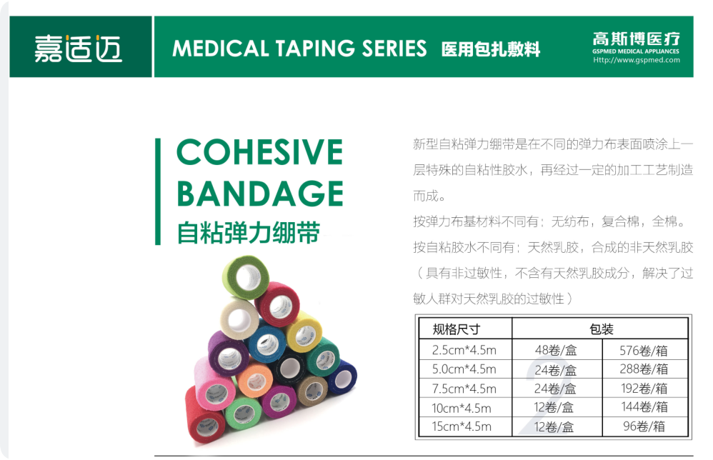 自粘彈力繃帶